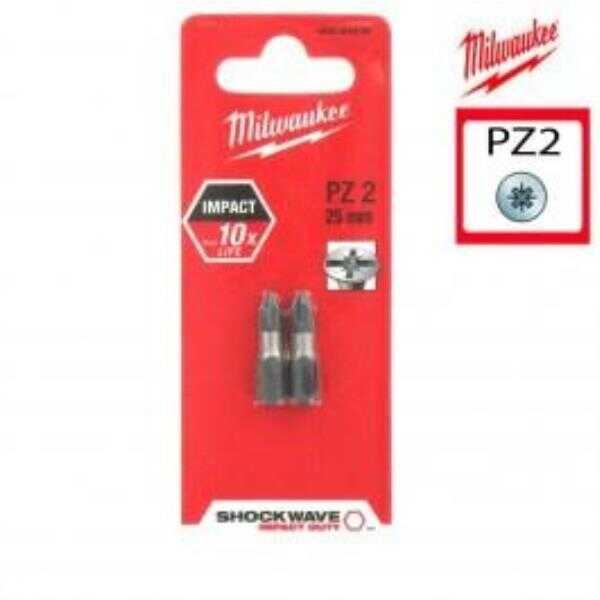 Milwaukee Bits Uç Pz2 25mm 2li Pkt