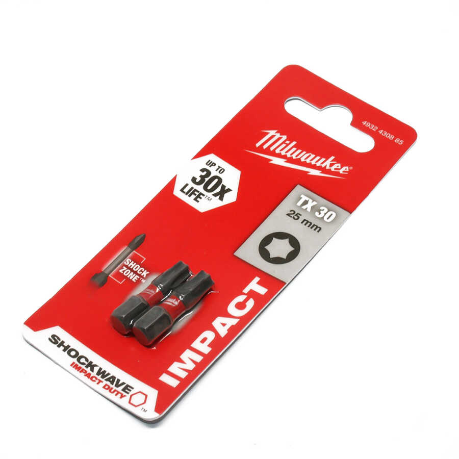 Milwaukee Bits Uç Torx TX30 25mm 2li Pkt