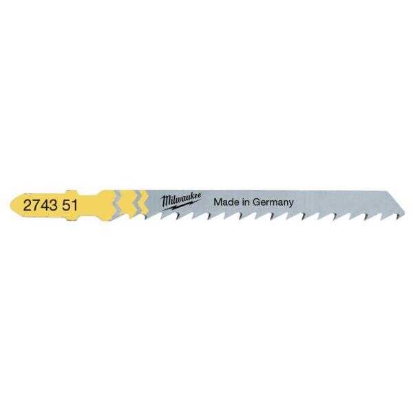 Milwaukee Dekupaj Bıçağı - 75 mm T101D, 5li Paket