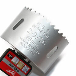 Milwaukee Holesaw Bi Metal Contractor 65Mm - Milwaukee
