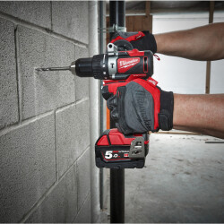 Milwaukee M18 BLPD2-501BRF Brushless Percussion Drill Set - 4