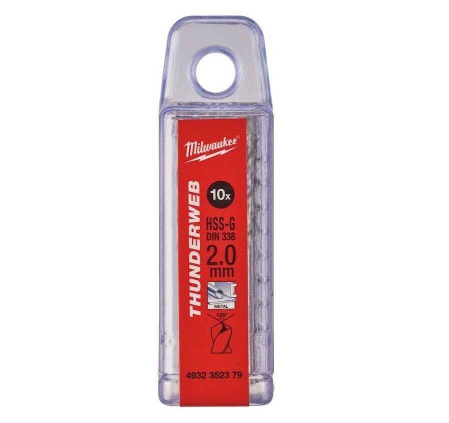 Milwaukee Metal Matkap Ucu Thunderweb 2.0x40mm 10lu