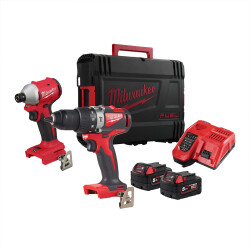 Milwaukee Percussion Drill and Impact Driver Set - Milwaukee