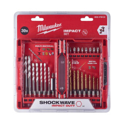 Milwaukee Shockwave Screwdriver and Drill Bit Set, 39-Piece - 1