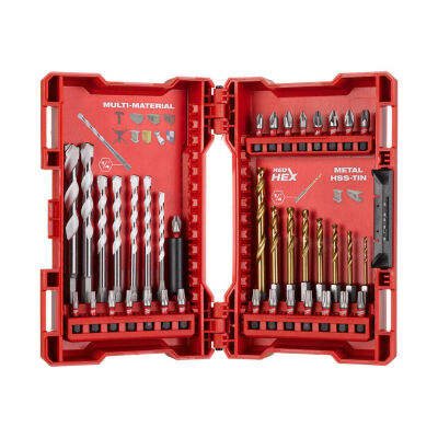 Milwaukee Shockwave Screwdriver and Drill Bit Set, 39-Piece - 2