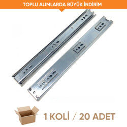 Minnes Teleskopik Bilyalı Ray 36x400 (1 Koli - 20 Adet) - Minnes