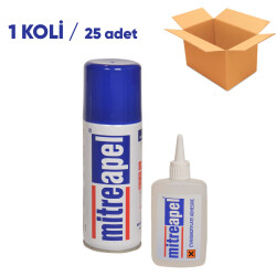 Mitre Apel Hızlı Yapıştırıcı 400 ML + 100 GR Çok Güçlü (1 Koli - 25 Adet) - Mitre Apel