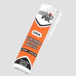 Nanofix Cream Silicone Sealant 500 Gr (280 ML) - Nanofix