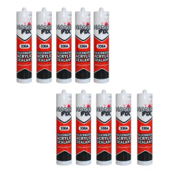 Nanofix Mastik Beyaz Silikonıze 500Gr.280Ml (10'lu Avantaj Paketi) - Nanofix