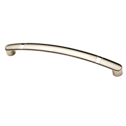 Nobel Aras Furniture Handle 128 mm Chrome Inox - 1