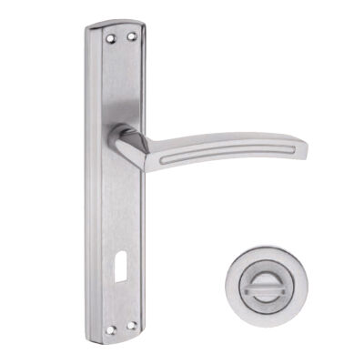 Nobel Armoni Series WC Door Handle Satin Albrifin Finish - 1