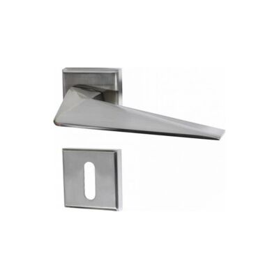Nobel Bursa Square Rosette Interior Door Handle - Inox - 1