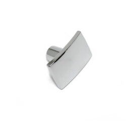 Nobel Button Handle Angular Chrome - Nobel