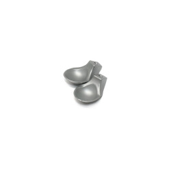 Nobel Button Handle Drop Model Matte Chrome - Nobel