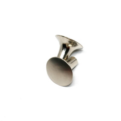 Nobel Button Handle Flat Inox - Nobel