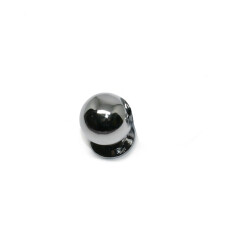 Nobel Button Handle Misket Large Chrome - Nobel