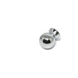 Nobel Button Handle Misket Large Chrome - 3