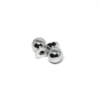 Nobel Button Handle Misket Model Small Chrome - 3