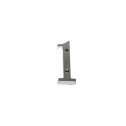 Nobel Digit No 1 5X2.5Cm Chrome - Nobel