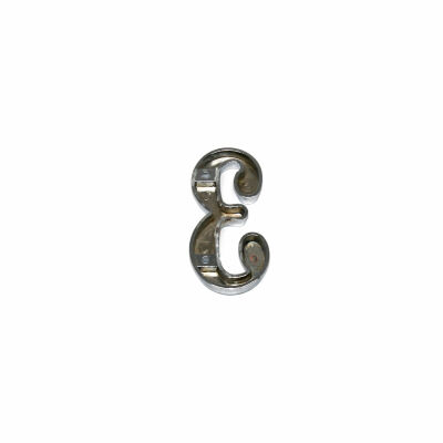Nobel Digit No 3 5X2.5Cm Chrome - 2