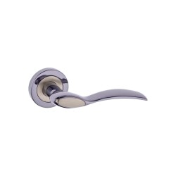 Nobel Door Handle Bahar Model Room Nickel Satin - Nobel