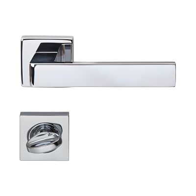 Nobel Door Handle Bingol Square WC Chrome - 1