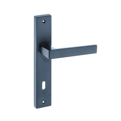 Nobel Door Handle Bing&ouml;l Room With Backplate Matte Black - 1