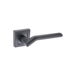 Nobel Door Handle Palyo Room Rosette Nickel Satin - Nobel