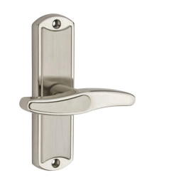 Nobel Door Handle Room Nickel Satin - 1
