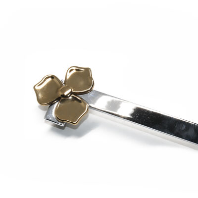 Nobel Handle Meclis &Ccedil;i&ccedil;ek Model 160Mm Right Chrome Gold - 2