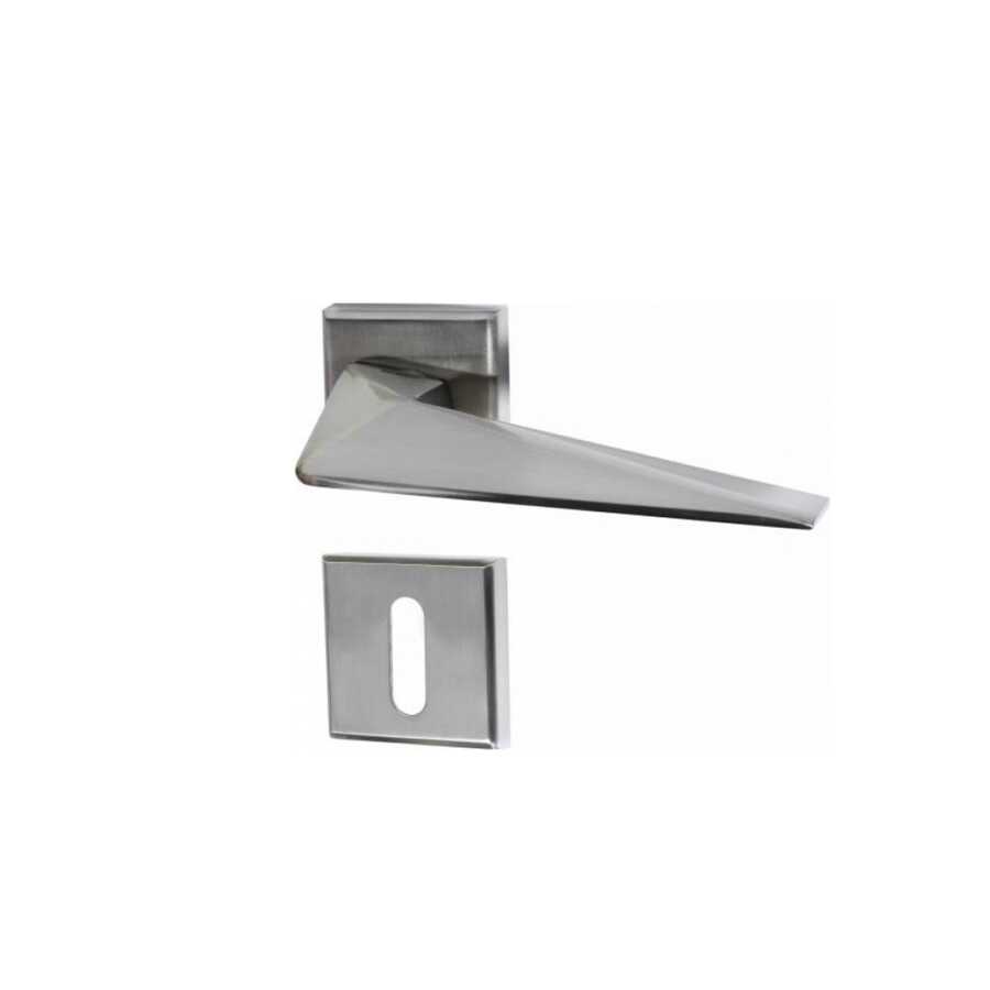Nobel Kapı Kolu Yıldız Kare Rozet Wc Inox