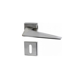 Nobel Kapı Kolu Yıldız Kare Rozet Wc Inox - Nobel