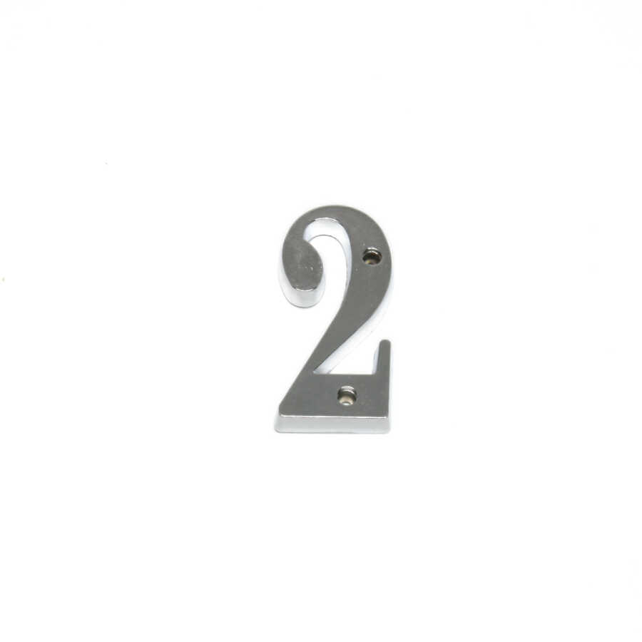Nobel No-2 Krom Rakam (5x2.5cm)