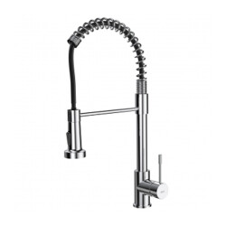 NSK 3064302 Sink Faucet Industrial Pull Down Spiral Chrome - 1