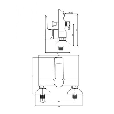 Nsk Alamera Pro Chrome Bath Mixer - 2