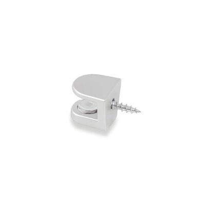 Osena Chrome Glass Shelf Support with Clamping Screw - 1