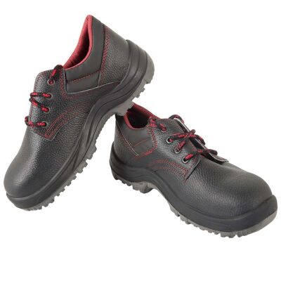 Over Guard Leather Safety Shoes with Steel Toe 43 Black T.tb - 1