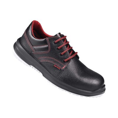 Over Guard Shoe Leather Steel Toe Black Size 44 - 1