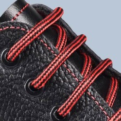 Over-Guard Steel Toe Leather Work Shoes 41 Black - 4