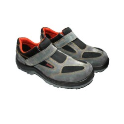 Over Guard Work Safety Shoes Suede Steel Toe Grey-Black Size 43 - Over Guard