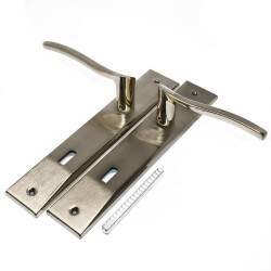 Özen Kapı Kolu Bade Oda 90Mm Aynalı Alm Nikel Saten Sar - 2