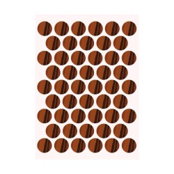 Pacific Self-Adhesive Screw Cover 14mm Olive - Pacific