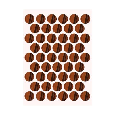 Pacific Self-Adhesive Screw Cover 14mm Olive - 1