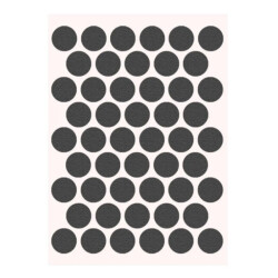 Pacific Self-Adhesive Screw Cover Cap 14mm Glossy Anthracite - Pacific