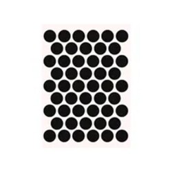 Pacific Self-Adhesive Screw Cover Cap 14mm Lacquered Black - Pacific