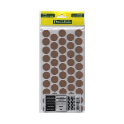 Pacific Yapışkanlı Keçe 20Mm Kahve (1 Paket - 50Adet) - 1