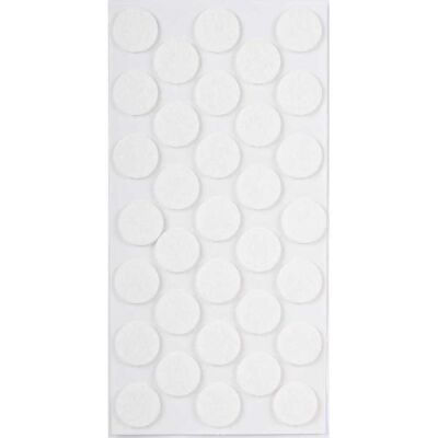 Pacific Yapışkanlı Keçe 24Mm Beyaz (1 Paket - 50 Adet) - 1