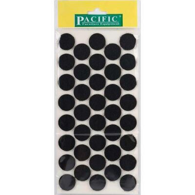 Pacific Yapışkanlı Keçe 24Mm Siyah (1 Paket - 50 Adet) - 1