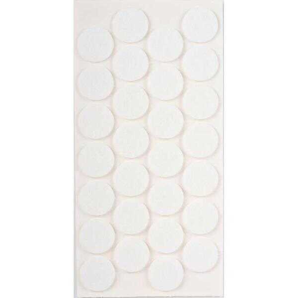 Pacific Yapışkanlı Keçe 28Mm Beyaz (1 Paket - 50 Adet)
