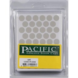 Pacific Yapışkanlı Vida Tapası 14mm Gri - Pacific